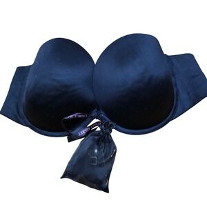 Victoria's Secret Very Sexy Strapless Push Up Bra Black 38C Convertible Straps